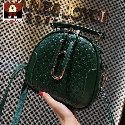 

Womens bag woman 2019 new fashion oblique satchel single shoulder shell bag mini hand-held Korean version of the girl 100