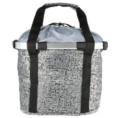 

Bicycle Bike Detachable Cycle Front Canvas Basket Carrier Bag Pet Carrier Aluminum Alloy Frame Pet Carrier