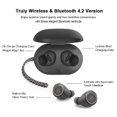 

B&O Beoplay E8 Wireless Bluetooth In-ear Earbuds Premium Bluetooth 42 TWS Earbuds with On-the-go Charging Case Sport Headset Earp