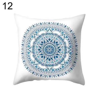 

Mandala Bird Dots Throw Pillow Case Cushion Cover Sofa Bed Car Cafe Office Decor