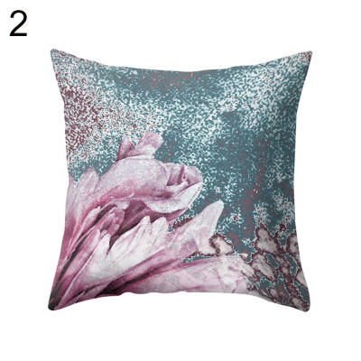 

Flower Peony Throw Pillow Case Cushion Cover Sofa Bed Car Cafe Office Decoration