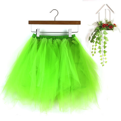 

Roseonmyhand Womens High Quality Pleated Gauze Short Skirt Adult Tutu Dancing Skirt