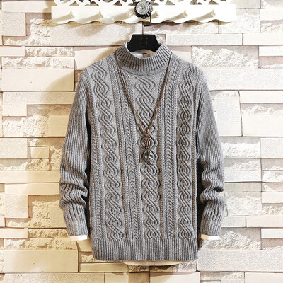 

Toponeto Mens New Autumn Winter Casual Long Sleeve Knitting Sweaters Tops Blouse