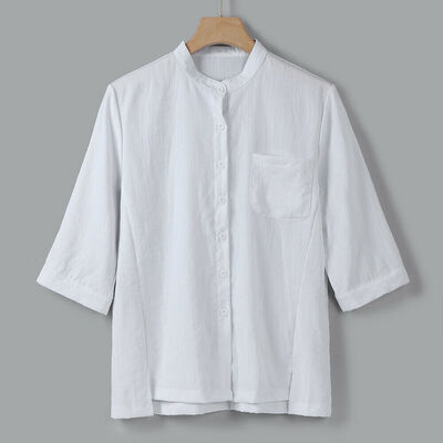 

Summer Mens Cotton Linen T Shirt Tops Casual Loose V Neck Short Sleeve Tee Tops