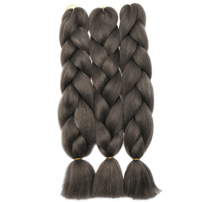 

3 Packs Braiding Hair Ombre for crochet Hair Weave with Synthetic&Twist Braiding Hair Extensions