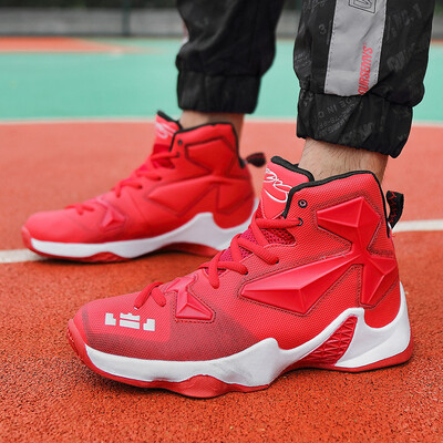 

High-top basketball shoes mens boots couples shoes breathable wear sports shoes
