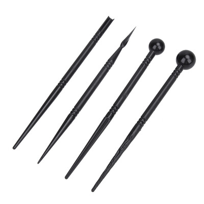 

4pcs Bakeware Carved Pens DIY Flower Modelling Tool Fondant Mold