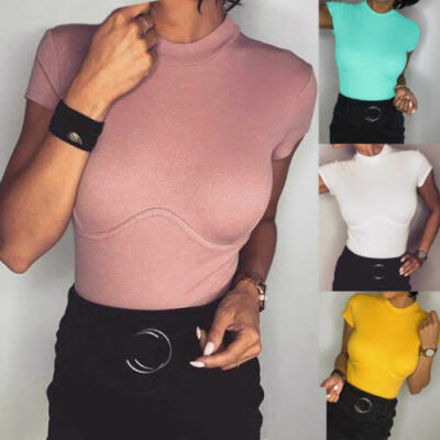 

Women Short Sleeve T Shirts Fashion Ladies Summer Casual Blouse Tops Shirt