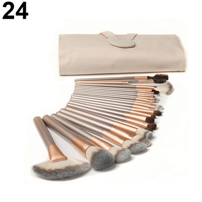 

121824Pcs Professional Make Up Brushes Set Foundation Kabuki Makeup Brushes