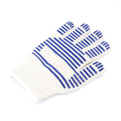 

1Pair Heat Proof Oven Mitt Glove Cooking Kitchen Surface Heat Resistant Gloves for BBQ Baking