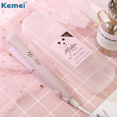 

Mini Steam flat Hair iron hair straightener Curler Straightening steampod Cute Professional Curling Hair irons