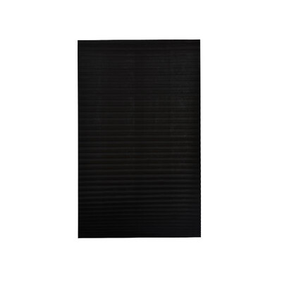 

Blackout Pleated Window Shades Window Blind Blackout Light Block Cordless Black 35"X71"