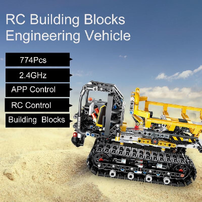 

774PCS Remote Control Building Blocks Car RC Track Building Blocks Educational Toys for Kids