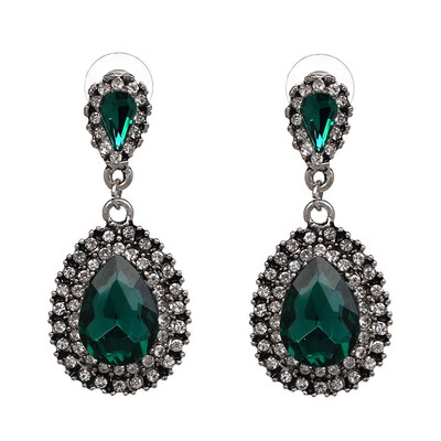

Long Vintage Earrings Charm boho oorbellen voor vrouwen Drop Earrings Brincos Femme Maxi Cystal Jewelry 3 Colors W2202