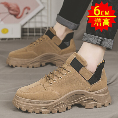 

Mens Shoes Autumn Korean Edition British Wind High Help Martin Boots