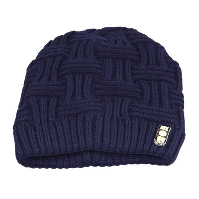 

Mens Fashion Winter Beanies Bonnet Knitted Hat Soft Solid Braid Warm Cap