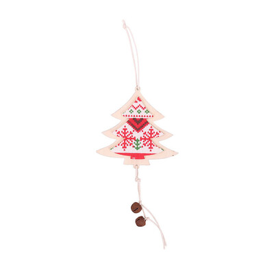 

Christmas Tree Decoration Wooden Creative Ornament Pendants Indoor Wardrobe Door