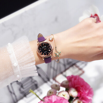 

Ins Korean version simple watch female primary school fresh literature&art girls middle school students retro trend Haraku col
