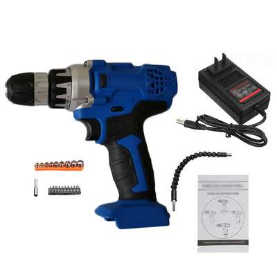 

36V Cordless Electric Power Drill Kit Household Driver Screwdriver Head