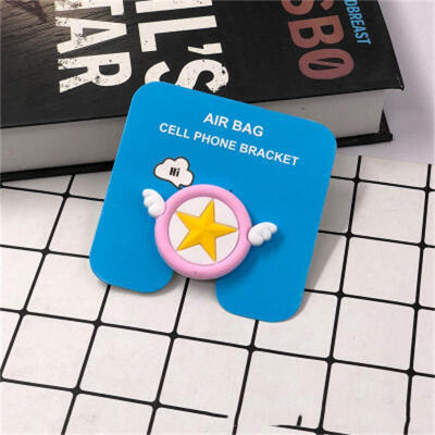 

Universal Mobile Phone Bracket Cute 3D Animal Airbag Phone Expanding Stand Finger Holder Rabbit Bear Phone Holder Stand