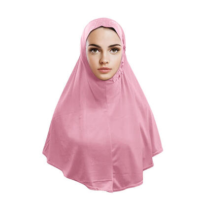

Muslim Headscarf Embroidery Parent-Child Head Scarf Kids Adult Wrap Shawls