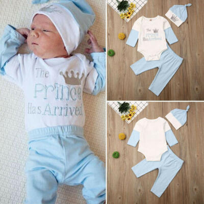 

Newborn Infant Baby Boy Girl Princess Clothes Romper Bodysuit Pants Fall Outfit