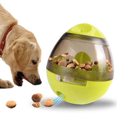 

Dog Treat Ball Toy Food Dispensing Ball Tumbler Leakage Ball Toy for Puppies Cats Solid Durable Interactive Toys Dog Cats Educatio