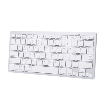 

Portable BT30 Wireless Keyboard Tablet Laptop Smartphone iPad Mini Keyboard for iOS Android WindowsWhite