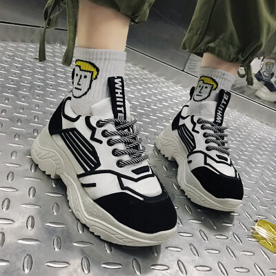 

Ins Super Fire Torre Shoe Female Spring Korean Joker Thick Bottom Intellectual Smoked Leisure Sports Shoe Student Female