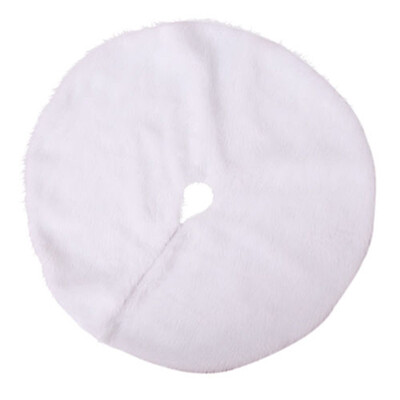 

60cm Christmas Tree Skirt White Tree Mat Xmas Parties Decor Apron Ornament Home