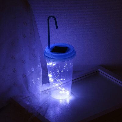 

〖Follure〗Solar Powered 15 LED String Light Fairy Lid Bottle Cap Lamps Decor