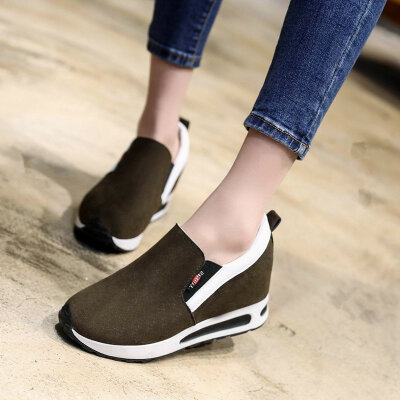 

Increase one foot in the sanded flat sole in autumn with Lefu shoes casual shoes lazy womens shoes&all kinds of autumn styl