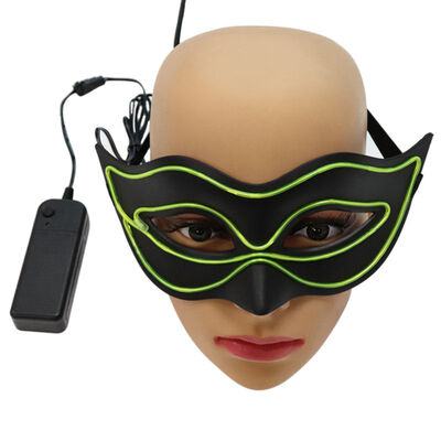 

Halloween Led Mask Glowing In Dark Party Masquerade Mask Mardi Gras Costume Festival Light Cosplay Gift Decor Dropshipping