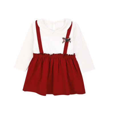 

Baby Girls Long Sleeve Stitching Dresses Kids Girls Princess Dress Autumn Fashion Cute Kids Children Clothing Outfits 0-3Y