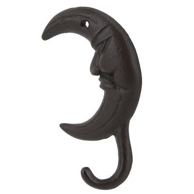 

Greensen Cast Hook Hanger Key Holder Home Garden Decor Wall Mount Door Moon Hook