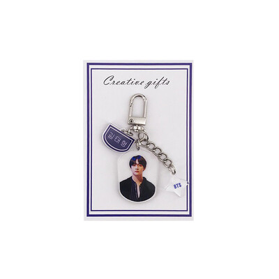 

Kpop BTS EXO BLACKPINK TWICE SEVENTEEN Acrylic Keychain Cute Keyring Charm