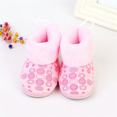 

Kids Baby Girls Boys Snow Boots Toddler Infants Anti Slip Winter Autumn Warm Fleece Shoes Zipper Prewalker 6-12M