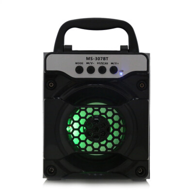 

MS - 307BT Portable Bluetooth Speaker with LED Lights 3 inch Driver Unit