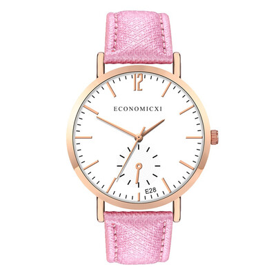 

RM Fashion Simple Belt Watch Single Digital Fake SIngle Eye Female Quartz Watch