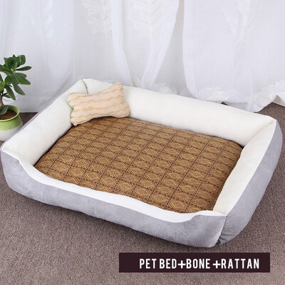 

NeillieN large kennel cat litter warm season pets pads pet productsPet Dog Bed Dog House Soft Material Nest Dog Baskets