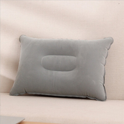 

Inflatable Camping Pillow Blow Up Festival Outdoors Accessory Travel Cushion