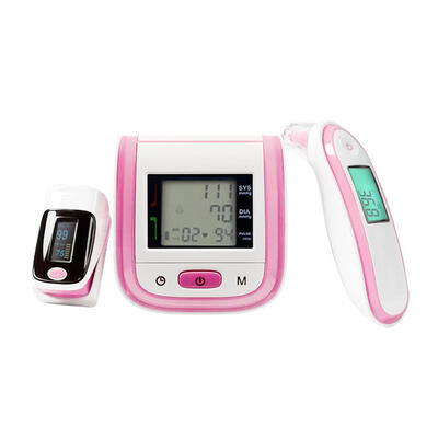 

3pcs Pulse Oximeters Blood Pressure Meter Thermometers Household Device
