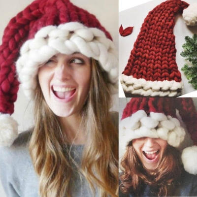 

Christmas Parent-child Hat Autumn Winter Warm Knitting Hat Family Crochet Caps