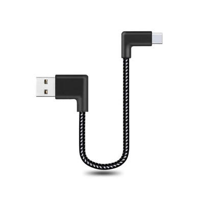 

Right Angled USB C Cable 2m 24A 90 Degree Braided Type C Sync Date Cable For Galaxy S10S9S8S8 MacBook IPad Pro 2018-2m