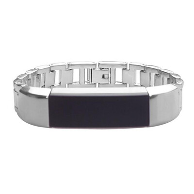 

〖Follure〗Genuine Stainless Steel Bracelet Watch Band Strap For Fitbit Alta HR Tracker BK