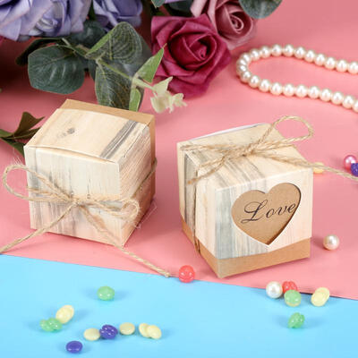

Greensen Novel Mini Suitcase Elegant Portable Cardboard Candy Gift Box Wedding Party Birthday