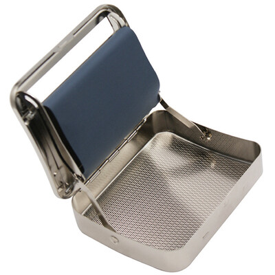 

〖Follure〗70MM Automatic Rolling Machine Tin Box Metal Roller Cigarette Tobacco Roll Up