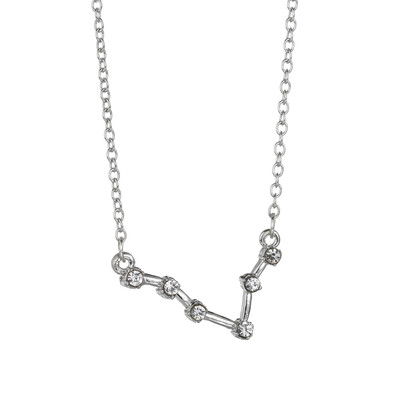

12 Horoscope Aries Pisces Leo Necklace Gold Silver Color 12 Constellation Necklaces Pendants Choker Necklaces For Women Jewelry