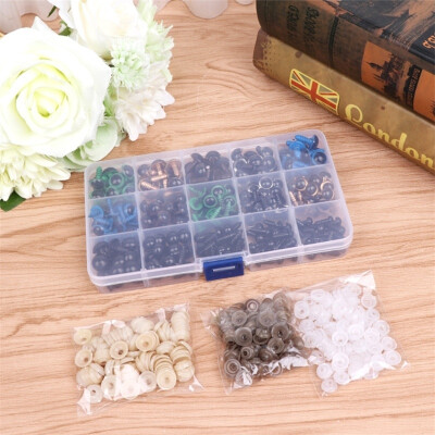 

264Pcs Mixed Craft Plastic Colorful Safety Eyes Washers for Teddy Bear Dolls Toy DIY Making Doll