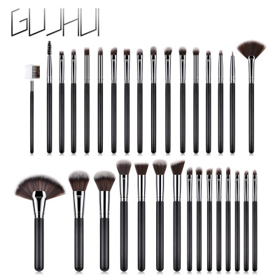 

Toponeto 32PCS Black Wooden Cosmetic Makeup Brush Foundation Powder Eyeshadow Brush